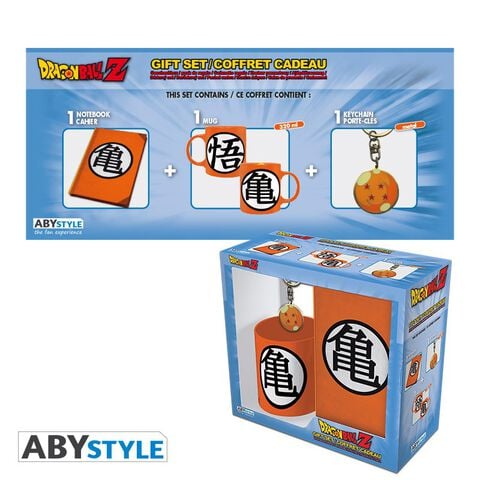 Coffret - Dragon Ball Z - Pack Mug 320ml + Porte-clés + Cahier Kame Symbol